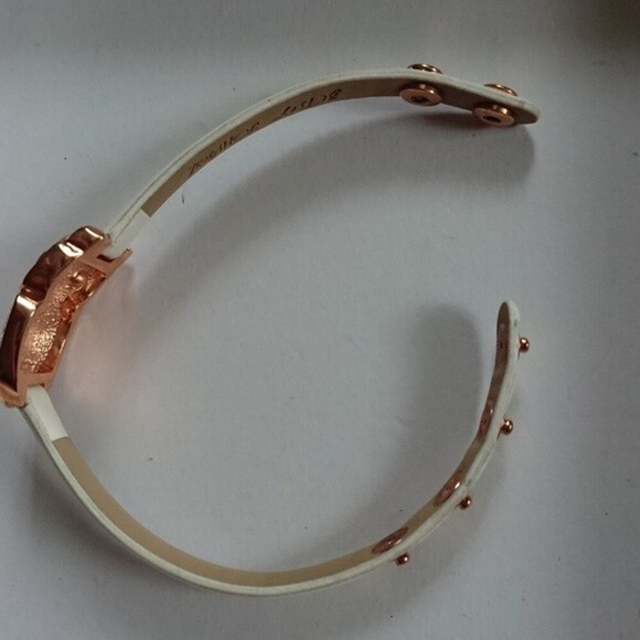 Betsey Johnson Owl leather band Bracelet - Picture 5 of 9